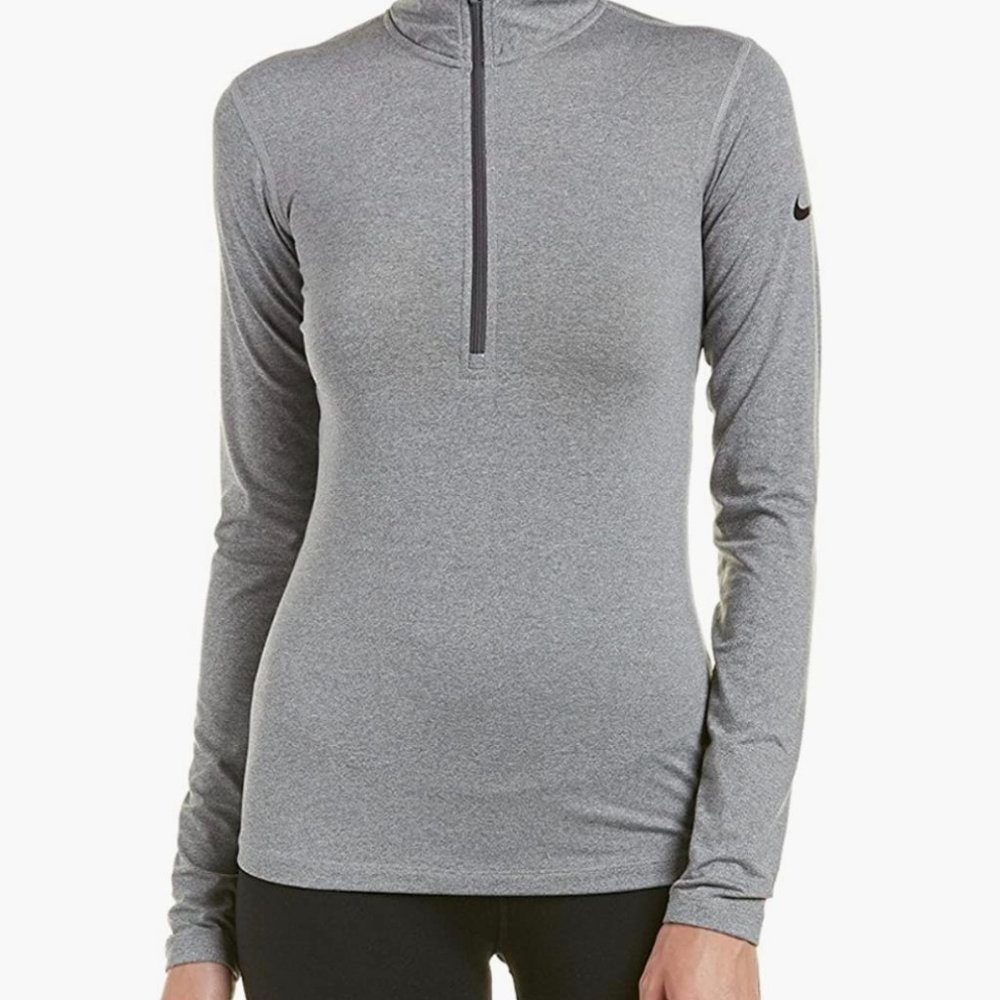 Nike Women's Pro Warm Half-Zip Long-Sleeved Shirt